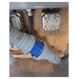 Commercial Electrical Panelboard With Outlets and Cords
