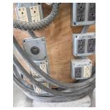 Electrical Distribution Panel With Receptacles
