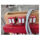 Custom 6-Box Electrical Receptacle Panel