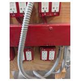 Custom Receptacle Panel With 6 Duplex Outlets