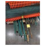 Construction Fence Mesh & Steel Posts Mixed Lot