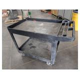 Heavy-Duty Two-Shelf Utility Cart
