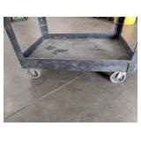 Heavy-Duty Two-Shelf Utility Cart