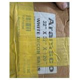 Arauco White Recon Bags 32 X 32 X 120 (Lot of 2)