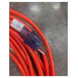 Heavy-Duty Orange Extension Cord 12/3 20A 125V