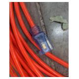 Heavy-Duty Orange Extension Cord 12/3 20A 125V