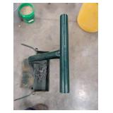 Green Metal Torch Cart