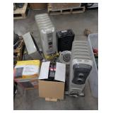 Mixed Lot of Space Heaters and Heater Accessories