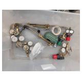 Welding Gas Regulators & Torch Handles Mixed Lot