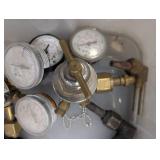 Welding Gas Regulators & Torch Handles Mixed Lot