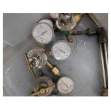 Welding Gas Regulators & Torch Handles Mixed Lot