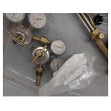 Welding Gas Regulators & Torch Handles Mixed Lot