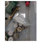Welding Gas Regulators & Torch Handles Mixed Lot