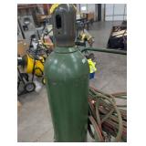 Oxy-Acetylene Torch Cart With Hoses, Torch, 1 Tank, and Regulators