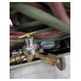 Oxy-Acetylene Torch Cart With Hoses, Torch, 1 Tank, and Regulators