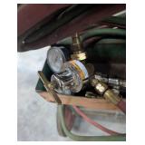 Oxy-Acetylene Torch Cart With Hoses, Torch, 1 Tank, and Regulators