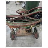 Oxy-Acetylene Torch Cart With Hoses, Torch, 1 Tank, and Regulators