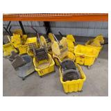 Janitorial Mop Buckets and Wringer Carts Mixed Lot