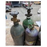 Industrial Gas Cylinder Lot Oxygen & Acetylene (5)