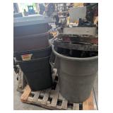 Commercial Refuse Bins on Casters (Lot of 4)