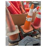 Traffic Cone and Base Mixed Lot