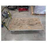 Industrial Wooden Platform Cart