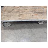 Industrial Wooden Platform Cart