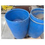 Blue Plastic Drums (Lot of 2)
