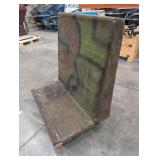 Carpeted Rolling Panel on Casters