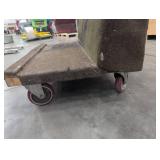 Carpeted Rolling Panel on Casters