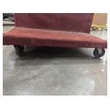 Red Mobile Platform on Casters