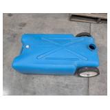 Blue Rolling Plastic Water Tank