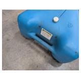 Blue Rolling Plastic Water Tank