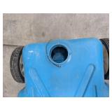 Blue Rolling Plastic Water Tank