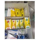 Total Tool Class B First Aid Cabinet Mixed Lot
