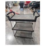 3-Shelf Utility Cart With Casters
