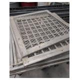 Industrial Metal Grille Panels Mixed Lot