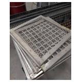 Industrial Metal Grille Panels Mixed Lot
