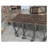 Expandable Gravity Roller Conveyor Section on Casters