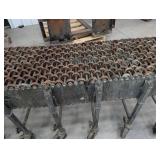 Expandable Gravity Roller Conveyor Section on Casters