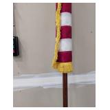 Decorative American Flagpole With Eagle Finial