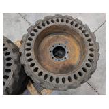 Demolition Skid loader Wheels (Lot of 4)