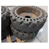 Demolition Skid loader Wheels (Lot of 4)