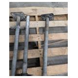 Heavy-Duty Threaded Screw Jack Posts (Set of 4)