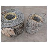Barbed Wire Fence Rolls (Lot of 2)