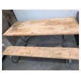 Wood Picnic Table Set