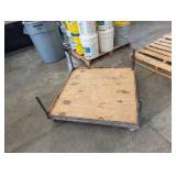 Industrial Steel Platform Cart With Casters