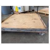Industrial Steel Platform Cart With Casters