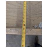 Industrial Work Table Heavy-Duty Wooden Top