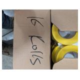 152609 133 Yellow Tape 72mm X 55m (Lot of 16)